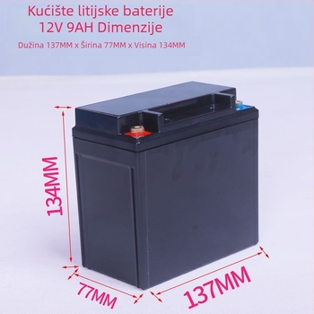 12V litijeva baterija plastično kućište za motocikl – starter tip, cijela serija različitih specifikacija 4A–12A