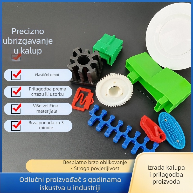 Plastično kućište, ABS/PP/PE, injekcijsko kućište elektroničkog proizvoda, opremljeno s 20 strojeva za injekijsko prešanje.