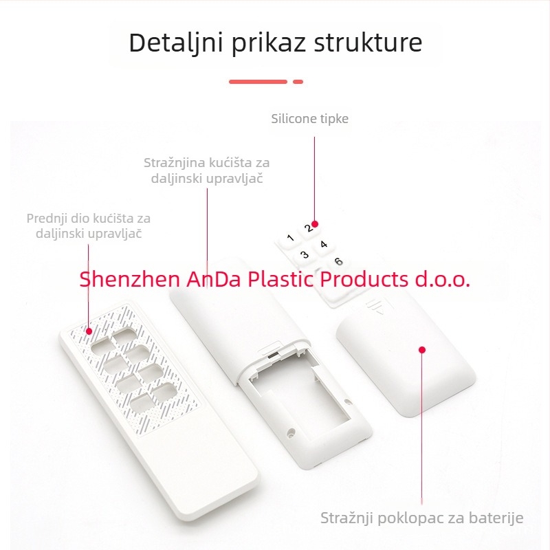 Kućište daljinskog upravljača od prirodne gume, kalup za kućišta elektroničkih uređaja, Klasifikacija: Kućište daljinskog upravljača, Import: Ne