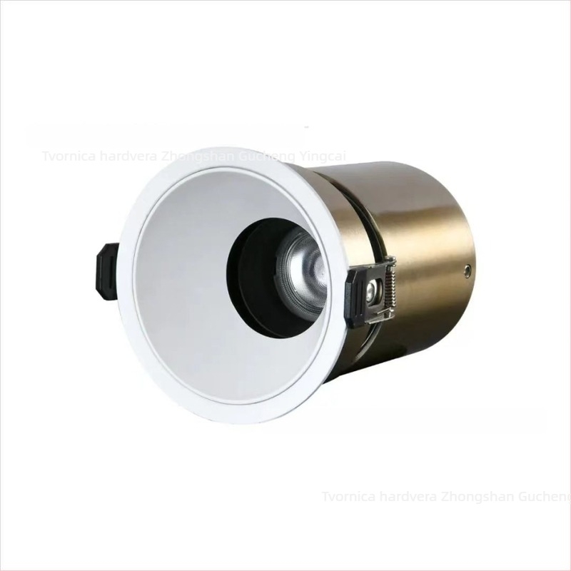 LED downlight s COB, lijevano aluminijsko kućište, model TD16-4.5inch, pogodno za trgovačke centre, bolnice, hotele i kućne stropove