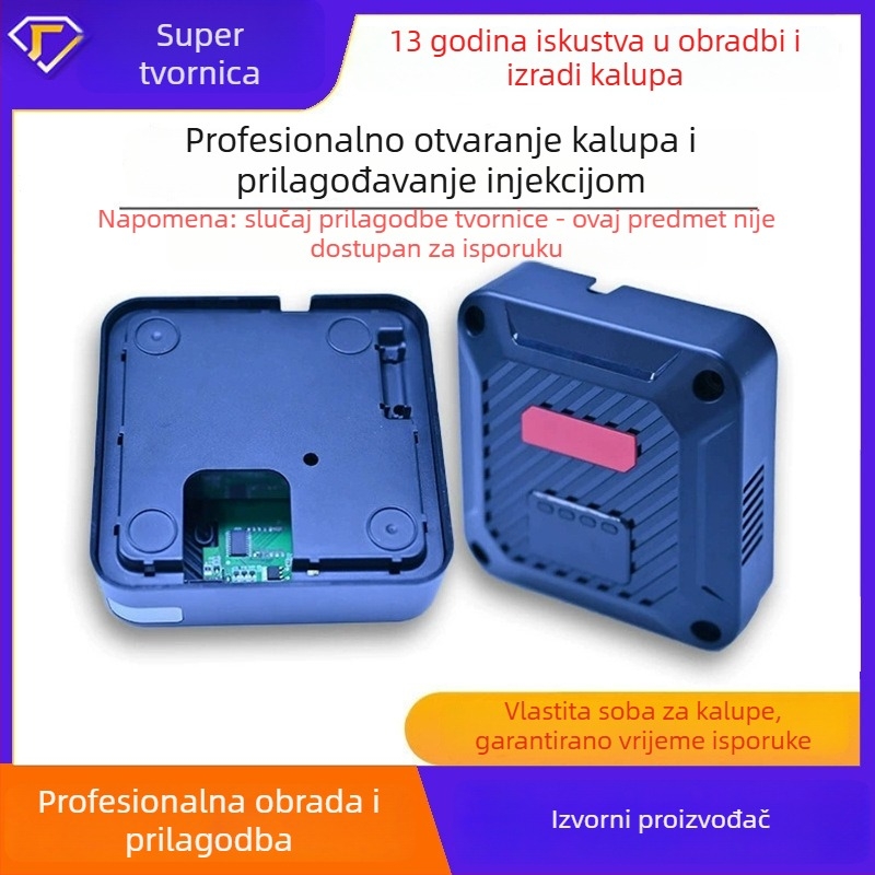 Plastično kućište za elektroničke instrumente, materijal ABS/PC/PP, Model 01, Šifra proizvoda SLX-221, Proces: ubrizgavanje, otvaranje kalupa, uljni premaz, sitotisak, lasersko graviranje