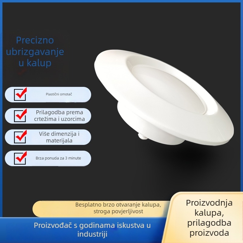 Plastično kućište električnog uređaja, PTFE materijal, dijelovi posebnog oblika