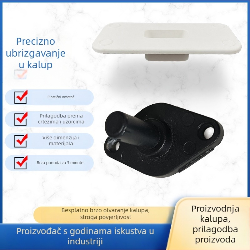 Plastično kućište električnog uređaja, PTFE materijal, dijelovi posebnog oblika