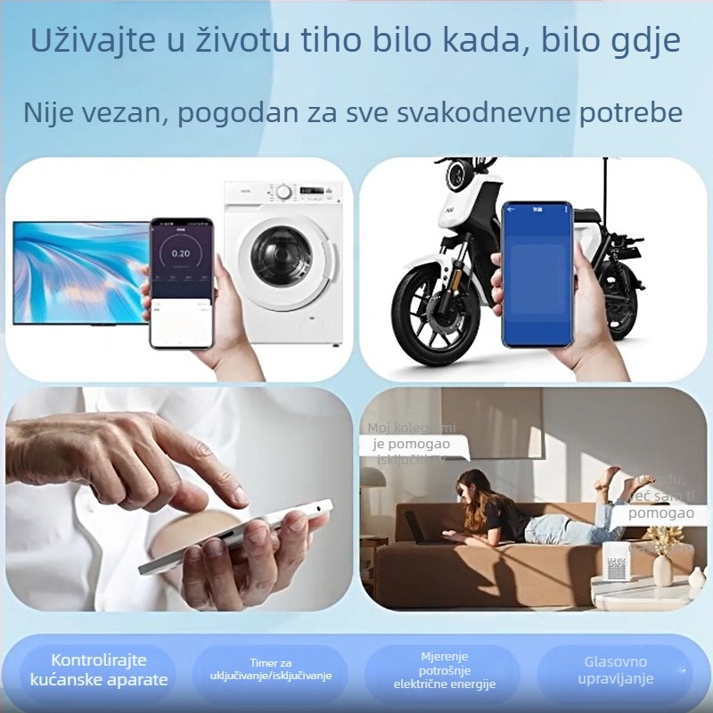 Kućište pametne utičnice 16A - vatrootporni PC, elektroničko kućište, marka Yihong