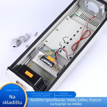 Vanjsko aluminijsko zaštitno kućište za nadzornu kameru — kvadratni oblik, zidni montažni, otporno na vodu i prašinu, uz dodatnu opremu štit i kuglični štit