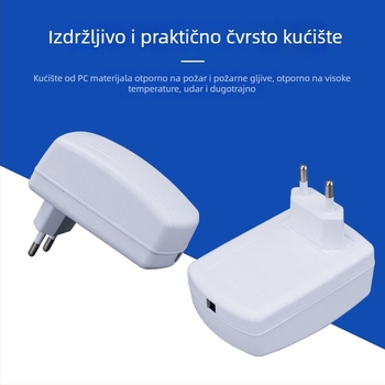Kućište za punjač, model 035, dizajn kornjačinog oklopa, PC+ABS materijal, s US/EU utikačem