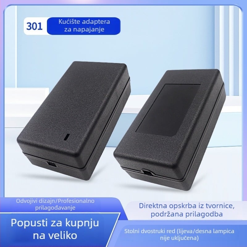 H301 napajanje za notebook s dvostrukim izlazom, plastično kućište, stolni dizajn