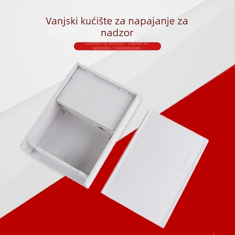 Ladice plastično kućište za nadzorni adapter, ABS, model 50-A