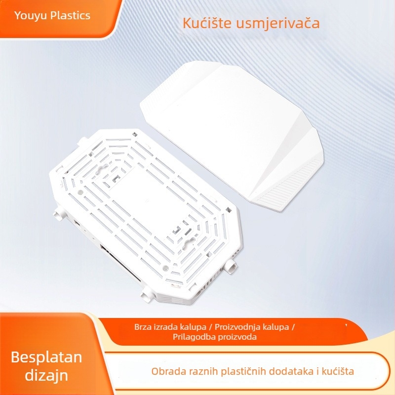Kućište za router od plastike, injekcijsko oblikovanje, HIPS materijal