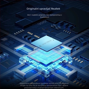 M.2 NVMe NGFF vanjsko SSD kućište USB-C, podrška NVMe i NGFF protokola, aluminijska legura, 8TB, USB 3.2 Gen2