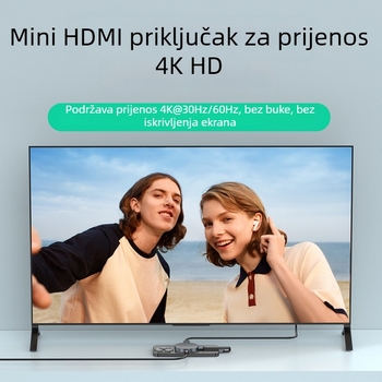 M2 magnetska kutija za tvrdi disk, 10Gbps sučelje, HDMI 4K prikaz zaslona, aluminijsko-silikonska konstrukcija, kapacitet 4TB