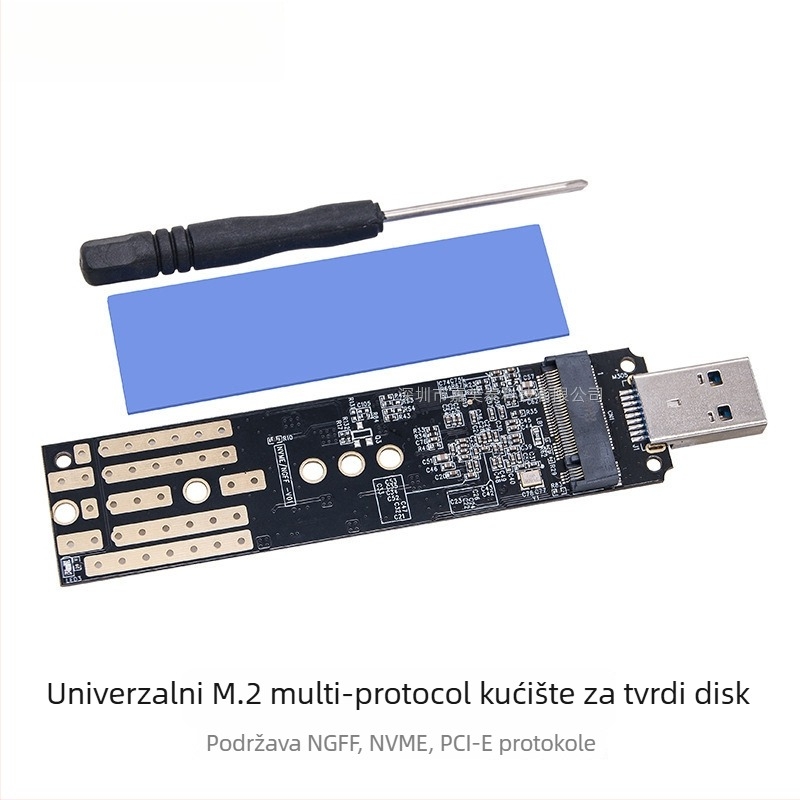 Vanjska kućišta M.2 NVMe/SATA USB 3.1, 10 Gbps, podrška do 4 TB, model MCA669