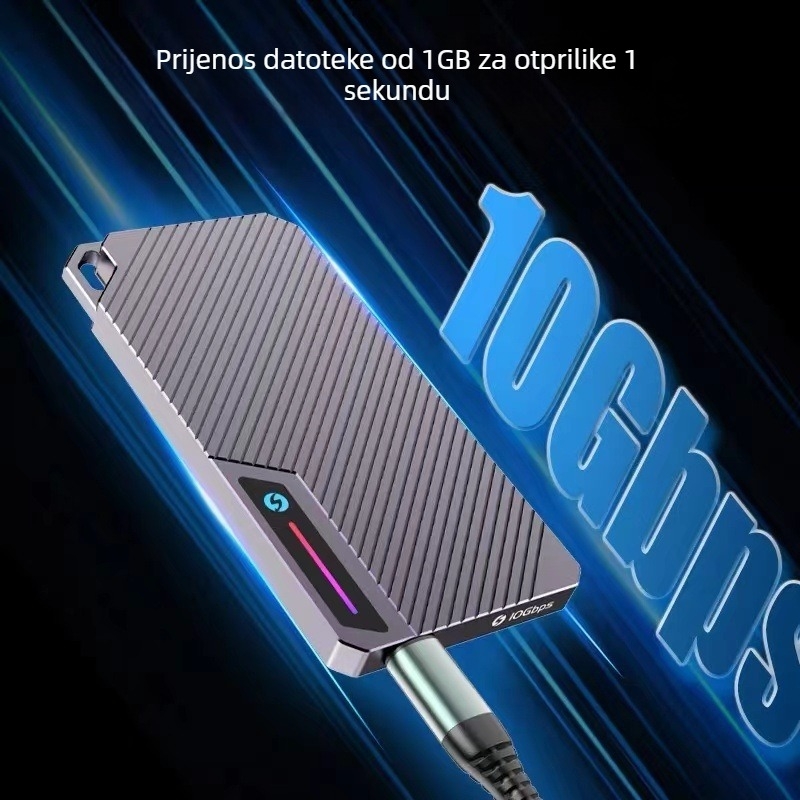 Zebra 007 vanjska kućišta za M.2 NVMe SSD — USB Type-C, 10Gbps, do 2TB, dvostruki protokol kontroler 9210b