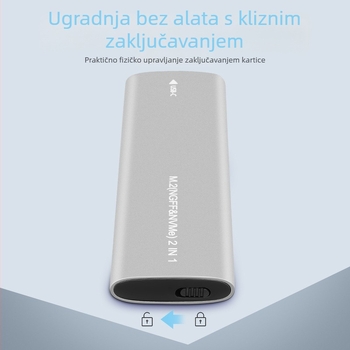 Zeadow ZD-M2350 Kućište SSD M.2 NVMe/NGFF USB 3.1, aluminijski legura, do 2TB, 10Gbps