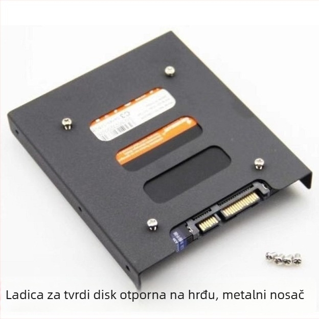 Željezni držač tvrdog diska 2,5–3,5 inča, stolni HDD/SSD nosač