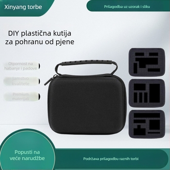 DIY futrola za digitalno pohranjivanje s prilagodljivom unutarnjom organizacijom – za vanjski tvrdi disk, napajanje, miš i kameru; model 8686, šifra 4589, materijal: kompozitni materijali