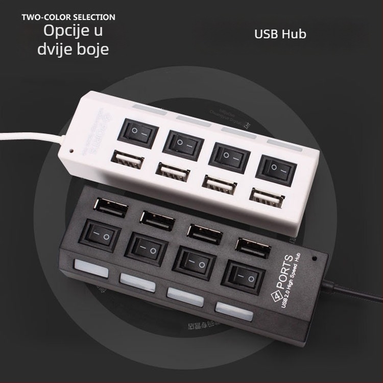 4-portni USB 2.0 hub za računalo