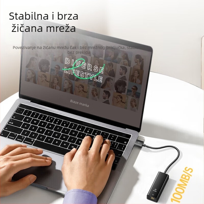 Biaze GD13 USB 3.0/3.2 hub s 4 porta, napajanje iz eksternog izvora, kabel dužine 1 m