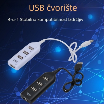 USB 2.0 hub s 4 priključcima, 1 na 4 USB razdjelnika