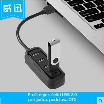 4-portni USB 2.0 OTG hub za prijenosna računala