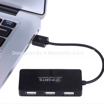 Ultra-tanki USB 2.0 hub s 4 porta za prijenosno računalo, splitter, bez kućišta