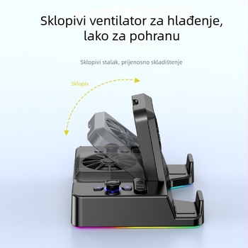 Dock za Steam Deck s HDMI projekcijom, 1x4 proširenje, samostalni ventilator hlađenja, vanjsko napajanje, OTG sučelje