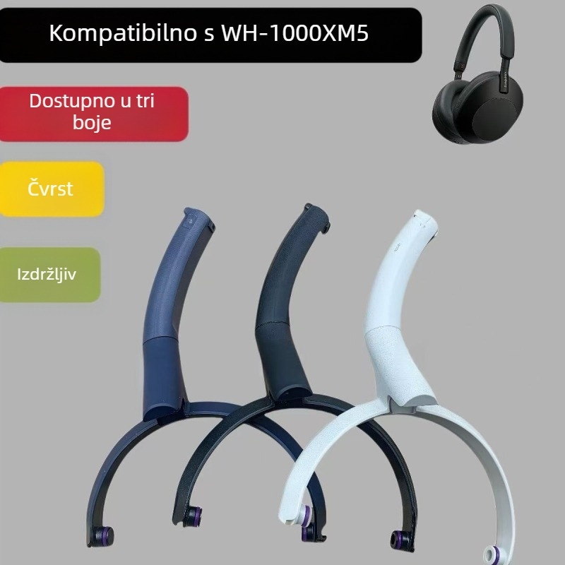 Dijelovi za popravak glavnog pojasa Sony WH-1000XM5: kućište i trokutasti nosač