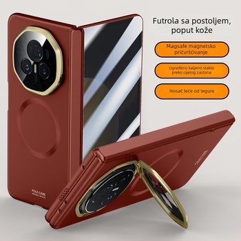 Futrola za Honor MagicV3 s dojmom kože i magnetskim šarnirima za zaštitu (V3)