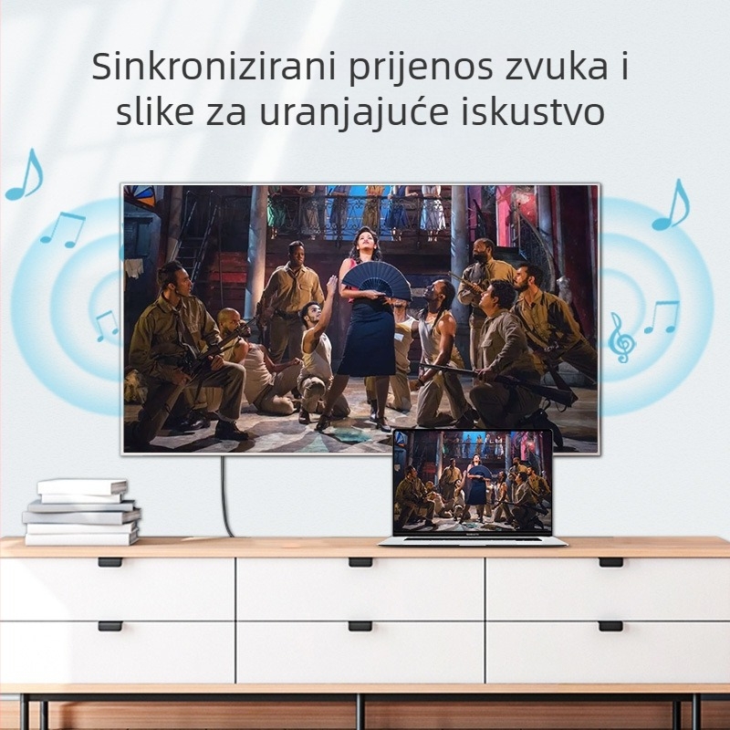 Mini DP na DP adapter, konverter, prilagođeni uzorci, pakiranje 1 kom.
