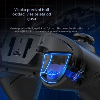 Bežični gamepad s Type-C sučeljem za PC – početna razina (Sučelje: Type-C; Povezivanje: bežično; Ciljana skupina: PC; Kategorija: Ulazna razina)