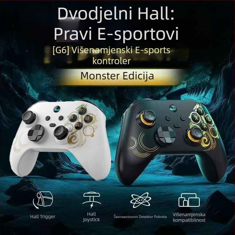Bežični gamepad s Type-C sučeljem za PC – početna razina (Sučelje: Type-C; Povezivanje: bežično; Ciljana skupina: PC; Kategorija: Ulazna razina)