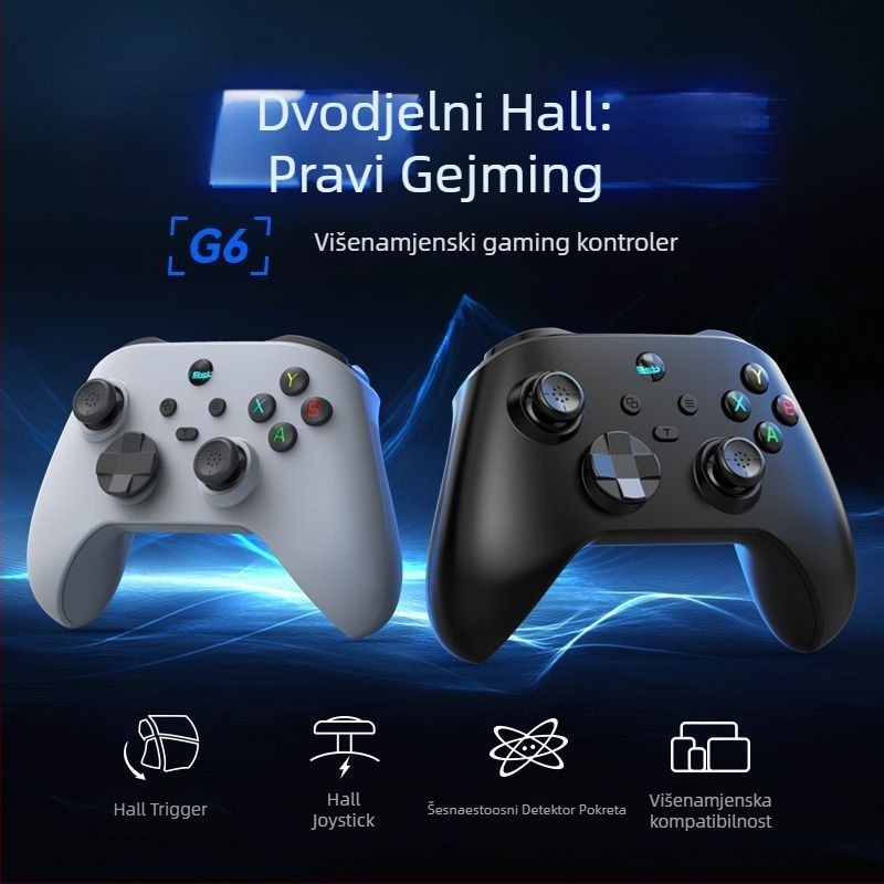 Bežični gamepad s Type-C sučeljem za PC – početna razina (Sučelje: Type-C; Povezivanje: bežično; Ciljana skupina: PC; Kategorija: Ulazna razina)