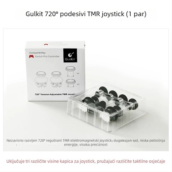 Elektromagnetski joystick s podesivim momentom od 720° za Xbox Elite Series 2 i PS4/PS5/Switch — 4 tipke