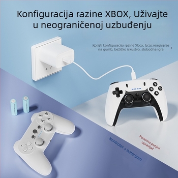 Kućna igraća konzola H10, 128 GB memorije, HDMI sučelje, bežični 2.4G, dvostruki igrač