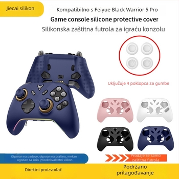 Silikonska zaštitna futrola s kapicama za joystick Flydigi Black Warrior 5Pro game kontroler