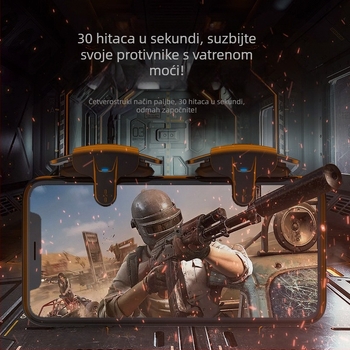 AK05 USB gaming joystick s Force Feedbackom, kućište od ABS-a i cinkovog legura, težina 60 g, gumb za jedenje piletine