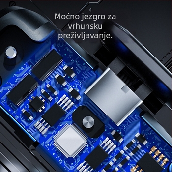 AK05 USB gaming joystick s Force Feedbackom, kućište od ABS-a i cinkovog legura, težina 60 g, gumb za jedenje piletine