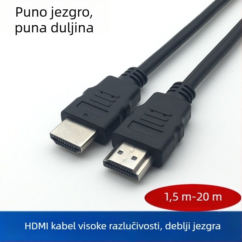 HDMI kabel za Set-top Box – 20 m duljine, HDMI verzija 1.4, vodnik od legure, niklirani premaz