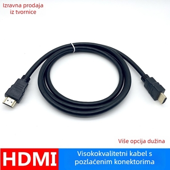 HDMI kabel 1,5 m, niklirano kućište konektora, za set-top box – spojite na TV ili projektor