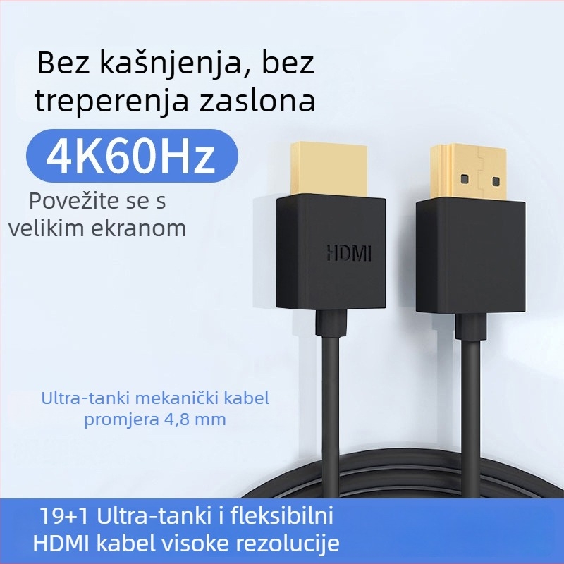 HDMI kabel 2.0, 4K kompatibilan, pozlaćeni kontakti, bakreni vodiči