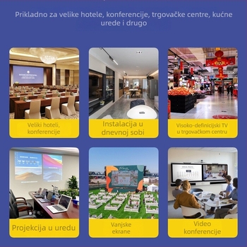 HDTV video kabel, 4K60Hz, 2.0, za računalo na TV, set-top box i projektor, duljina 2 m, legirani vodnik, zlata prevlaka