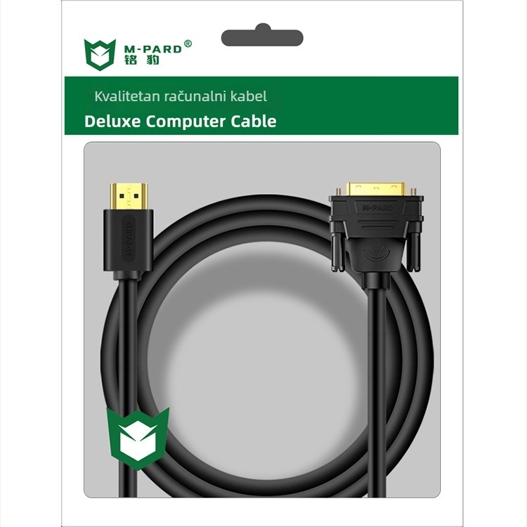 Ming Bao HDMI na DVI dvostrani konverzijski kabel za prijenosna računala, projektore i zaslone