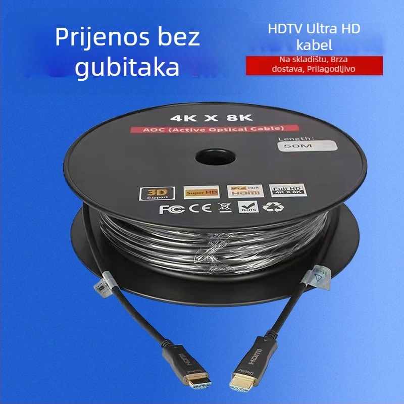HDMI optički kabel za PC i TV – 8K/4K, brzi prijenos podataka