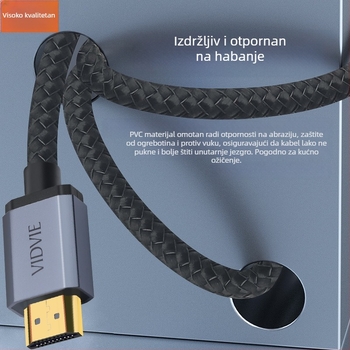 HDMI kabel, HDMI 2.0, podrška 4K, bakreni vodič, niklirani konektori, HDMI–HDMI