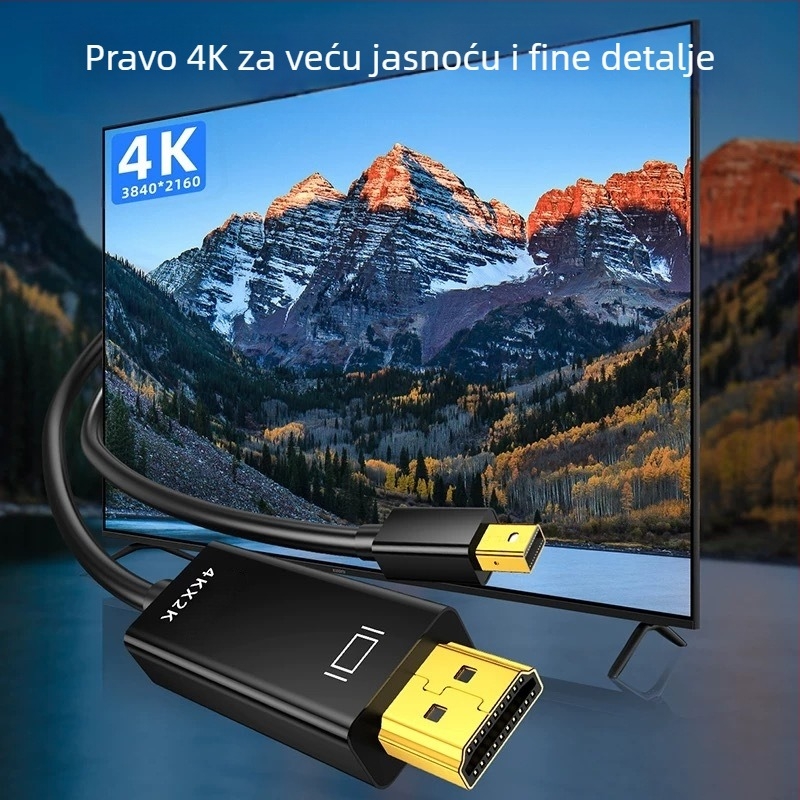 Mini DisplayPort na HDMI adapter kabel, duljina 1,8 m