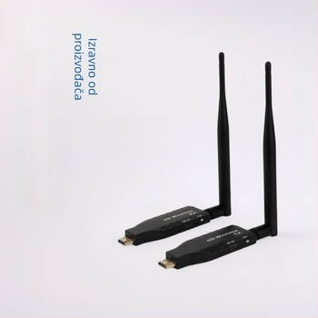 HDMI bežični extender, domet 50 m, emiter i prijemnik, 1080P, zlatne kontakte