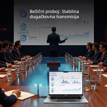 HDMI bežični extender, domet 50 m, emiter i prijemnik, 1080P, zlatne kontakte