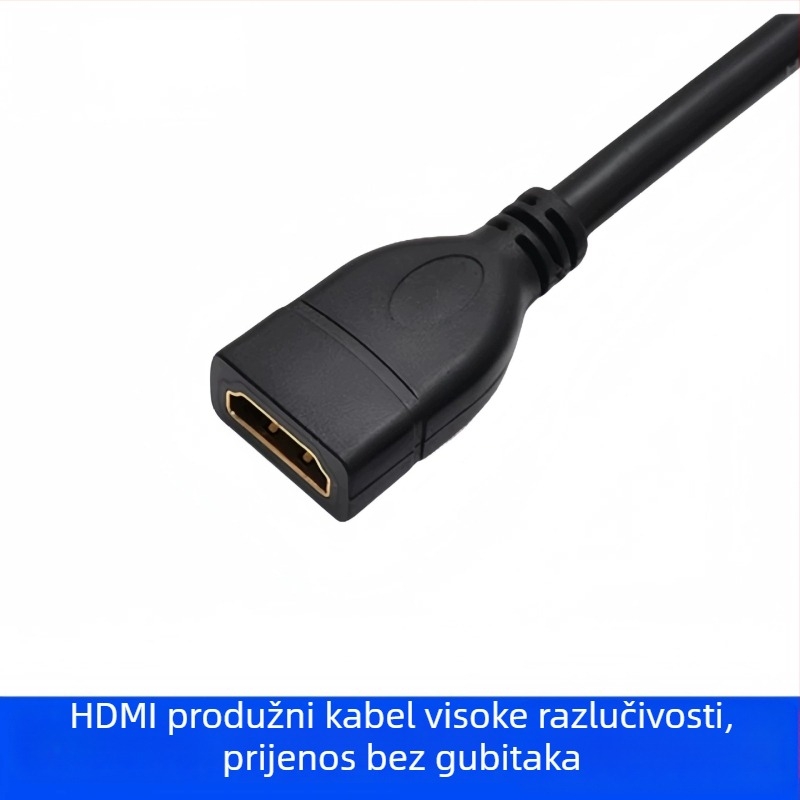 HDMI produžni kabel 1.4, muško na ženski, za TV, računalo i projektor, 1080p