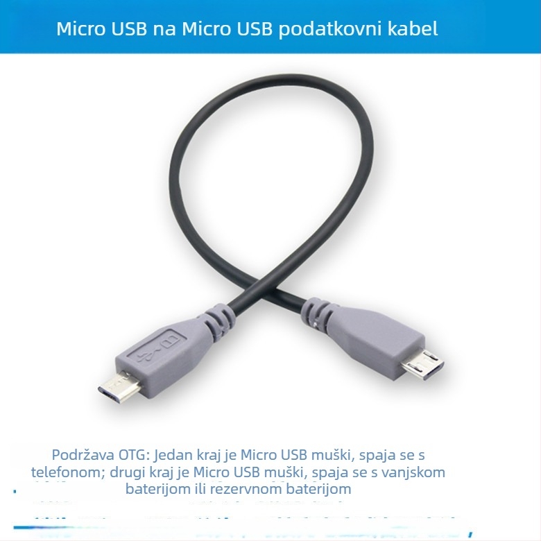 USB kabel Micro USB sučelje, OTG podrška, bakreni vodič, model 15615