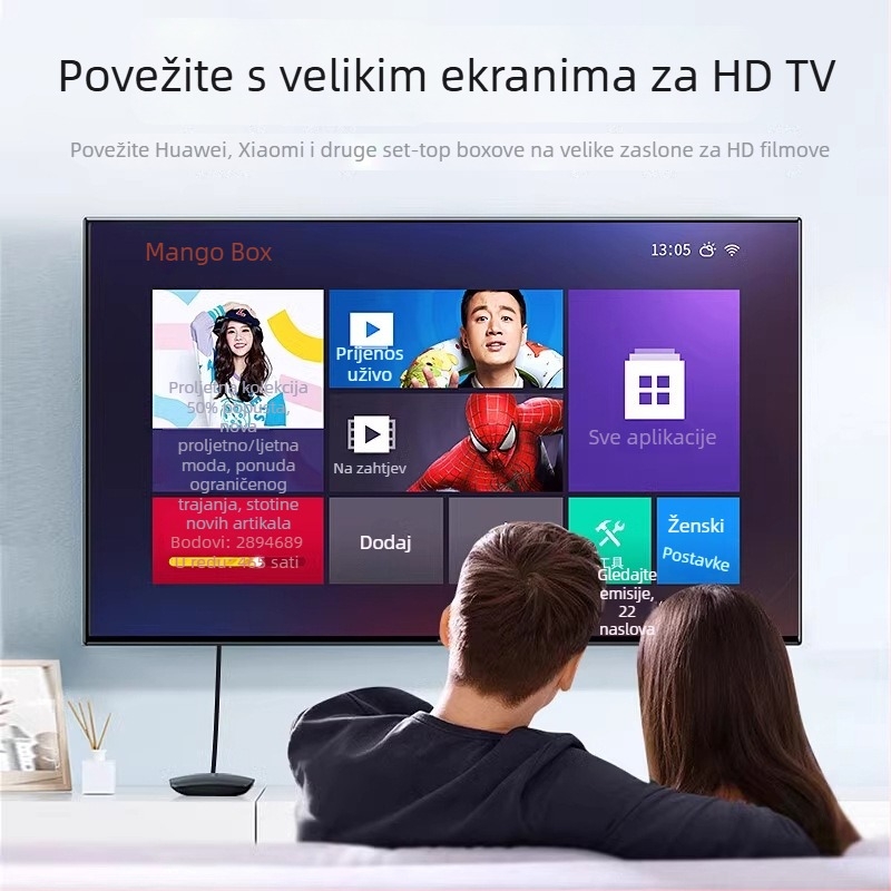 HDMI kabel 4K 2.0 s bakrenim vodom i zlatnim konektorima, duljine 2 m, za PC/projektor/TV/monitor